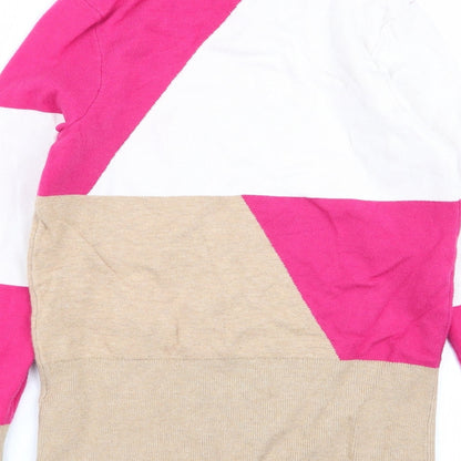 Womens UK Size 10 M&S Multicoloured Pullover Jumper