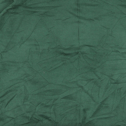 Avenue Womens Green Animal Print  Pullover Jumper Size L