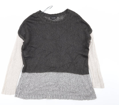 Topshop Womens Multicoloured   Pullover Jumper Size 10