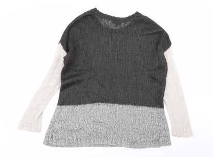 Topshop Womens Multicoloured   Pullover Jumper Size 10