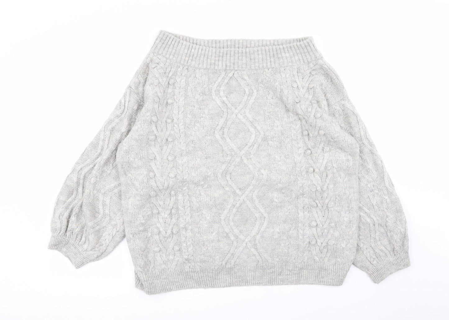 Asda George Womens Grey   Pullover Jumper Size L