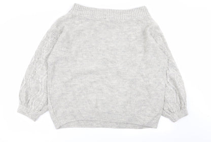 Asda George Womens Grey   Pullover Jumper Size L