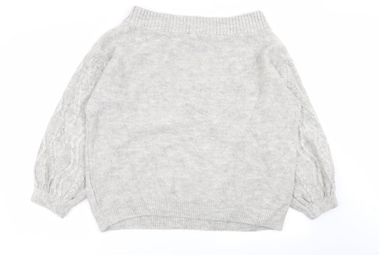 Asda George Womens Grey   Pullover Jumper Size L