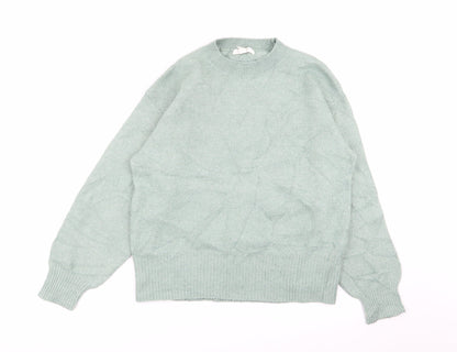 H&M Womens Green   Pullover Jumper Size S