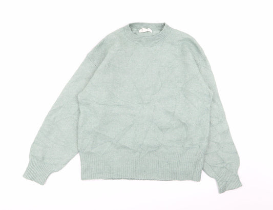 H&M Womens Green   Pullover Jumper Size S