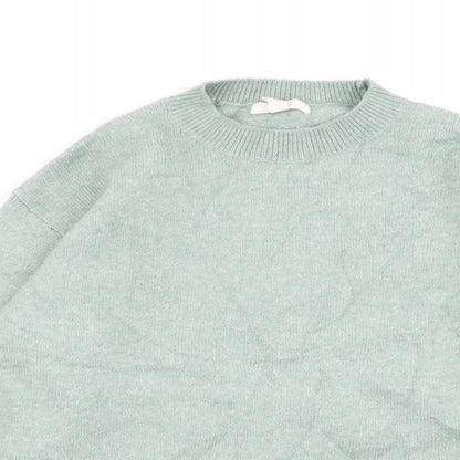 H&M Womens Green   Pullover Jumper Size S