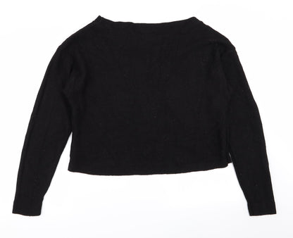 Womens UK Size 14 In the Style Black Pullover Jumper