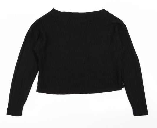 Womens UK Size 14 In the Style Black Pullover Jumper