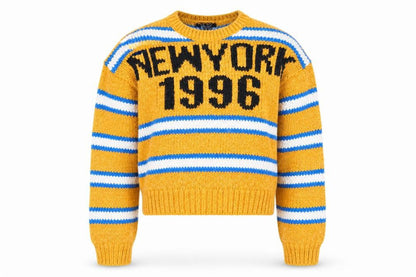 New Look Girls Multicoloured Striped  Pullover Jumper Size 12-13 Years