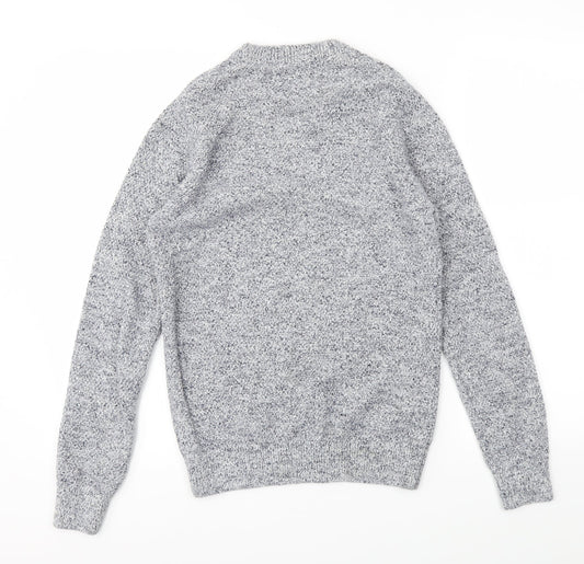 Mens UK Size S NEXT Blue Pullover Sweatshirt
