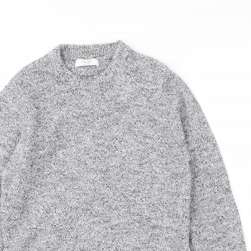 Mens UK Size S NEXT Blue Pullover Sweatshirt