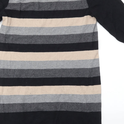 M&S Womens Multicoloured Striped  Fit & Flare  Size 16