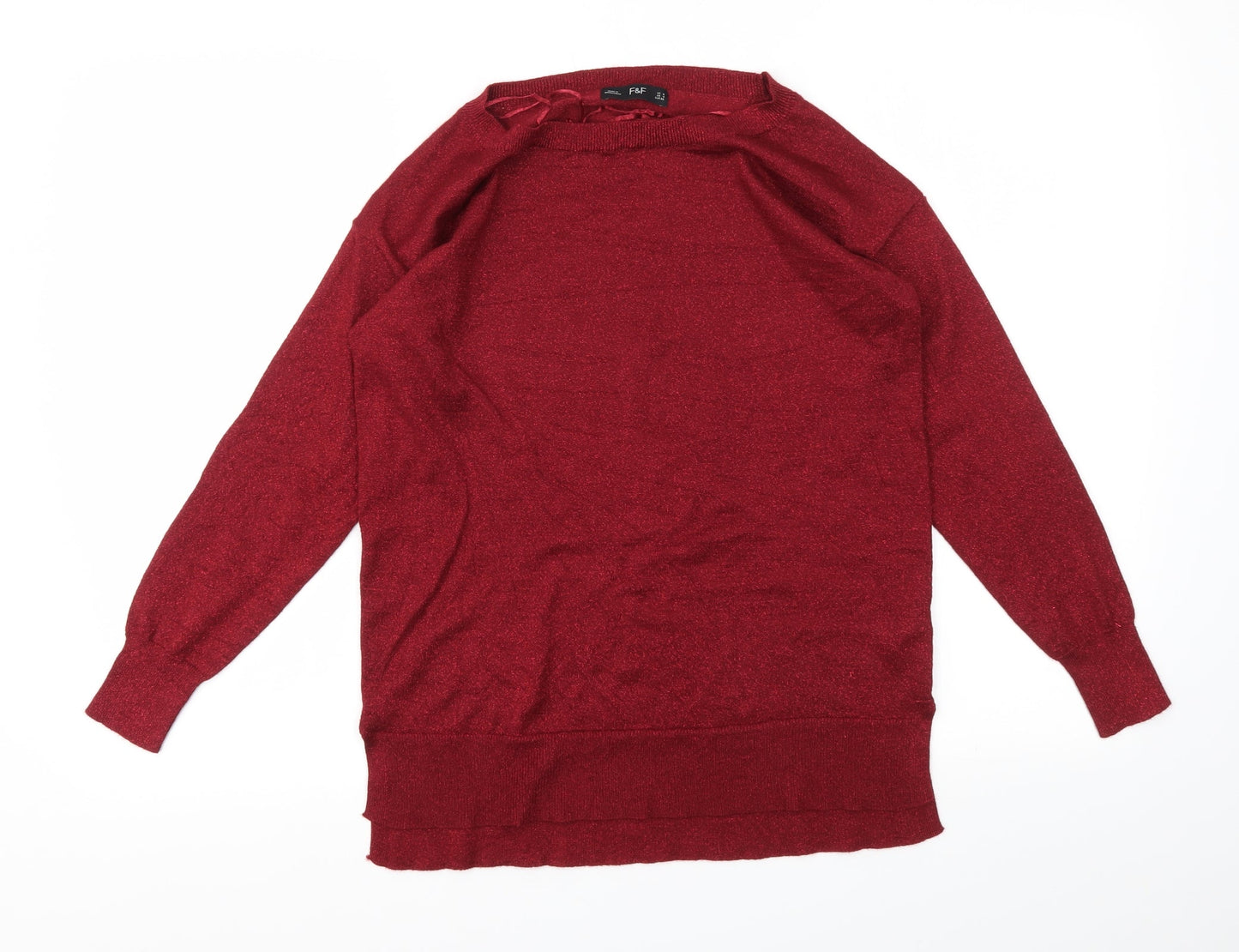 F&F Womens Purple   Basic T-Shirt Size 8