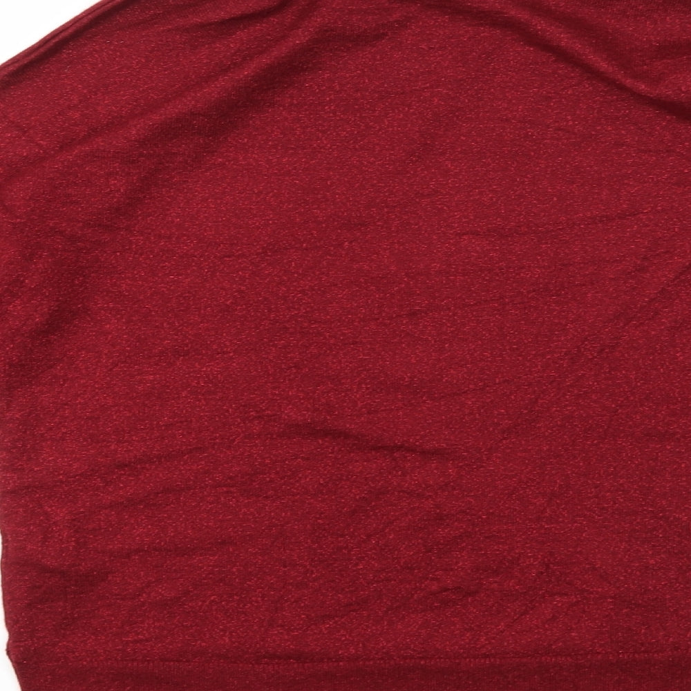 F&F Womens Purple   Basic T-Shirt Size 8