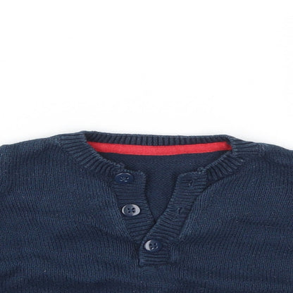 M Boys Blue   Pullover Jumper Size 3-6 Months