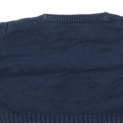 M Boys Blue   Pullover Jumper Size 3-6 Months