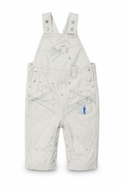 NEXT Baby Ivory   Dungaree One-Piece Size 3-6 Months