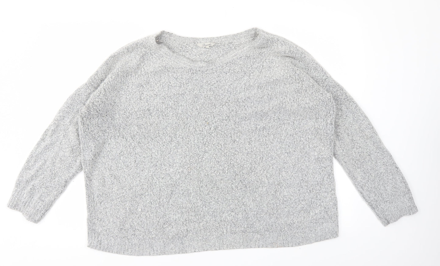 Womens UK Size XL Peacocks Grey Pullover Jumper