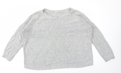Womens UK Size XL Peacocks Grey Pullover Jumper