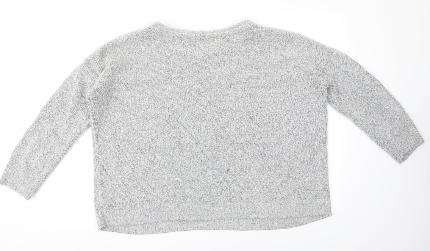 Womens UK Size XL Peacocks Grey Pullover Jumper