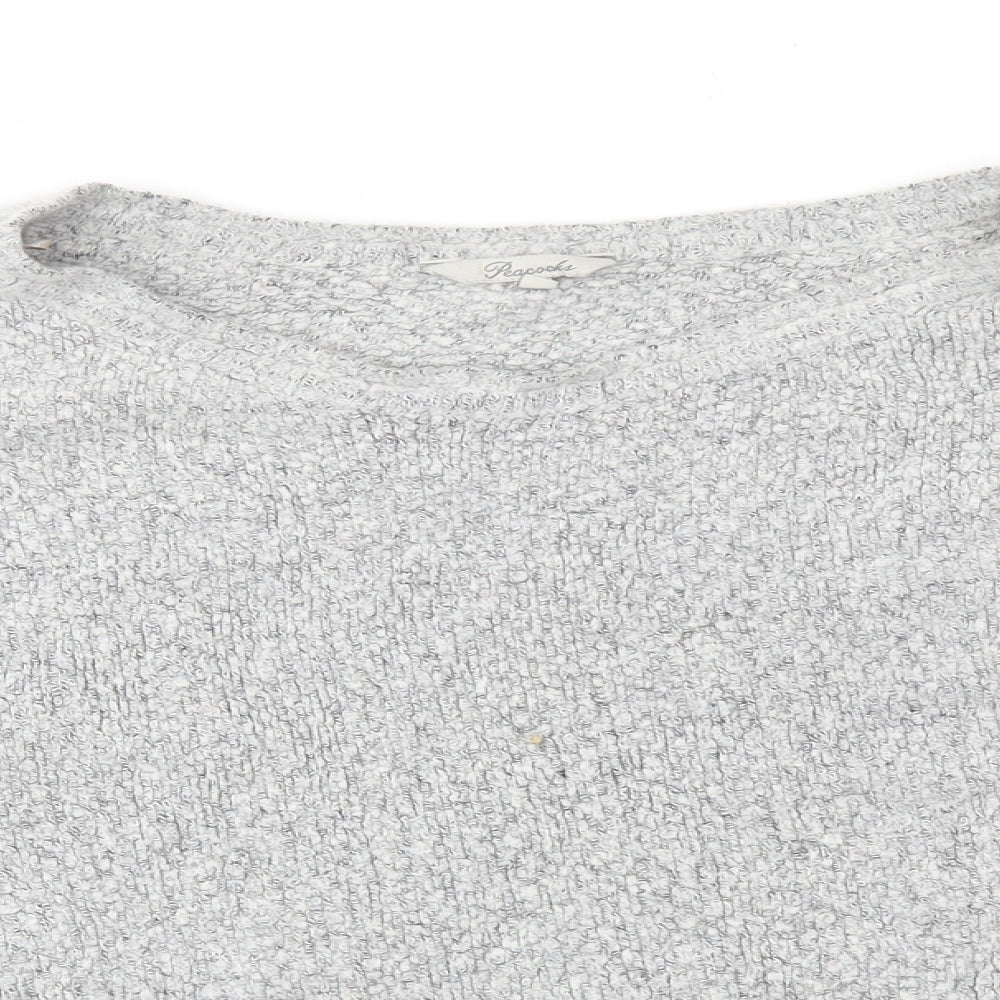 Womens UK Size XL Peacocks Grey Pullover Jumper