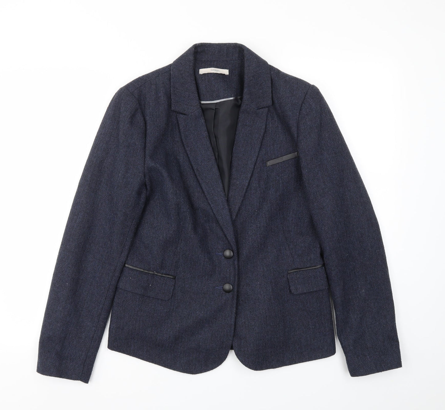 George Womens Blue   Jacket Blazer Size 12