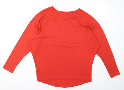 FASH KAYO Womens Red   Pullover Jumper Size XL