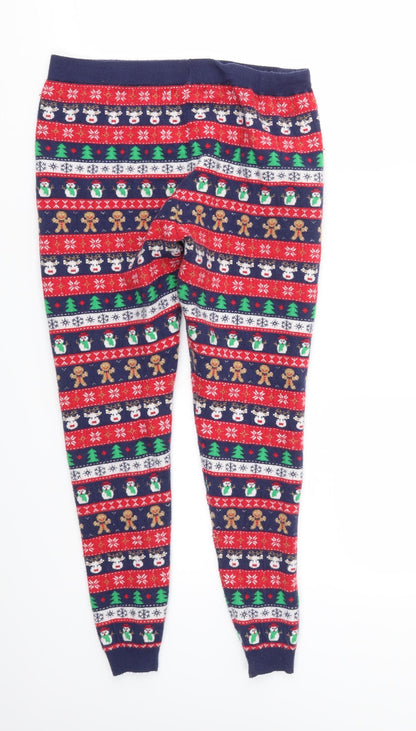 Primark Girls Multicoloured   Jogger Trousers Size M - stretch waistband