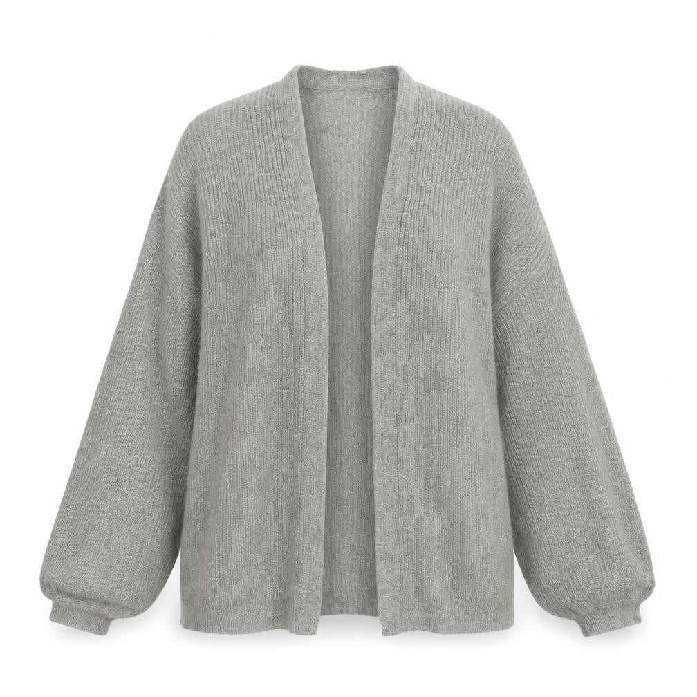 Womens UK Size S New Look Grey Cardigan Jumper