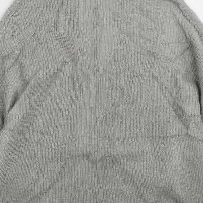 Womens UK Size S New Look Grey Cardigan Jumper