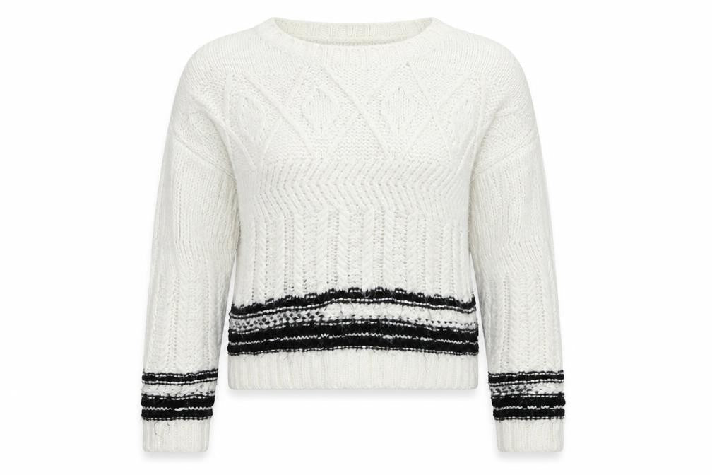Womens UK Size L New Look White Pullover Jumper