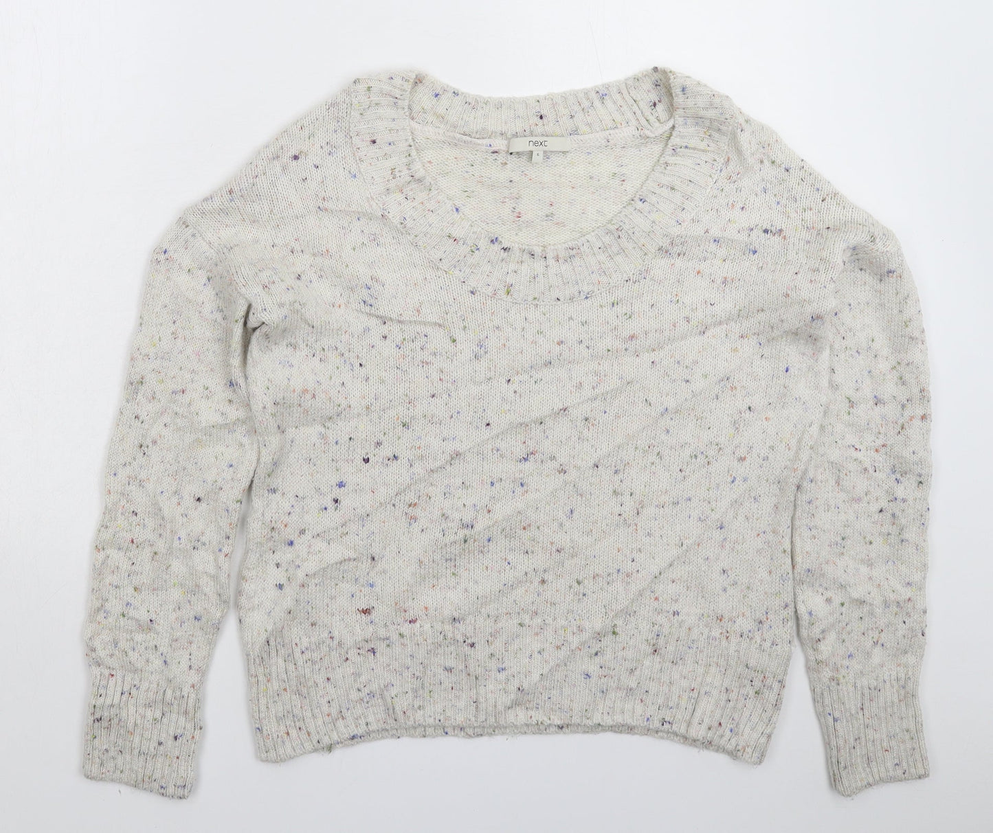Womens UK Size 6 NEXT Grey Pullover Jumper