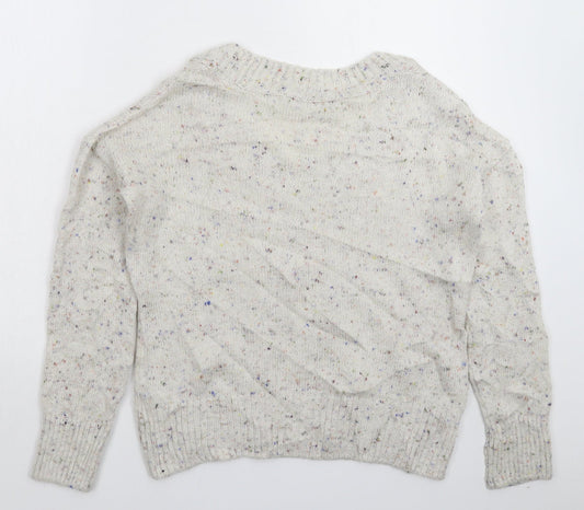 Womens UK Size 6 NEXT Grey Pullover Jumper