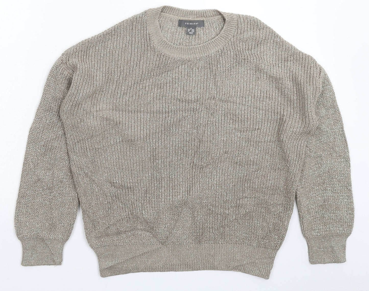 Primark Womens Grey  Knit Pullover Jumper Size 14