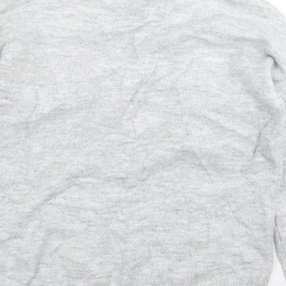 F&F Womens Grey  Knit Pullover Jumper Size 10