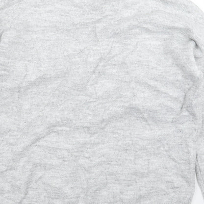 F&F Womens Grey  Knit Pullover Jumper Size 10