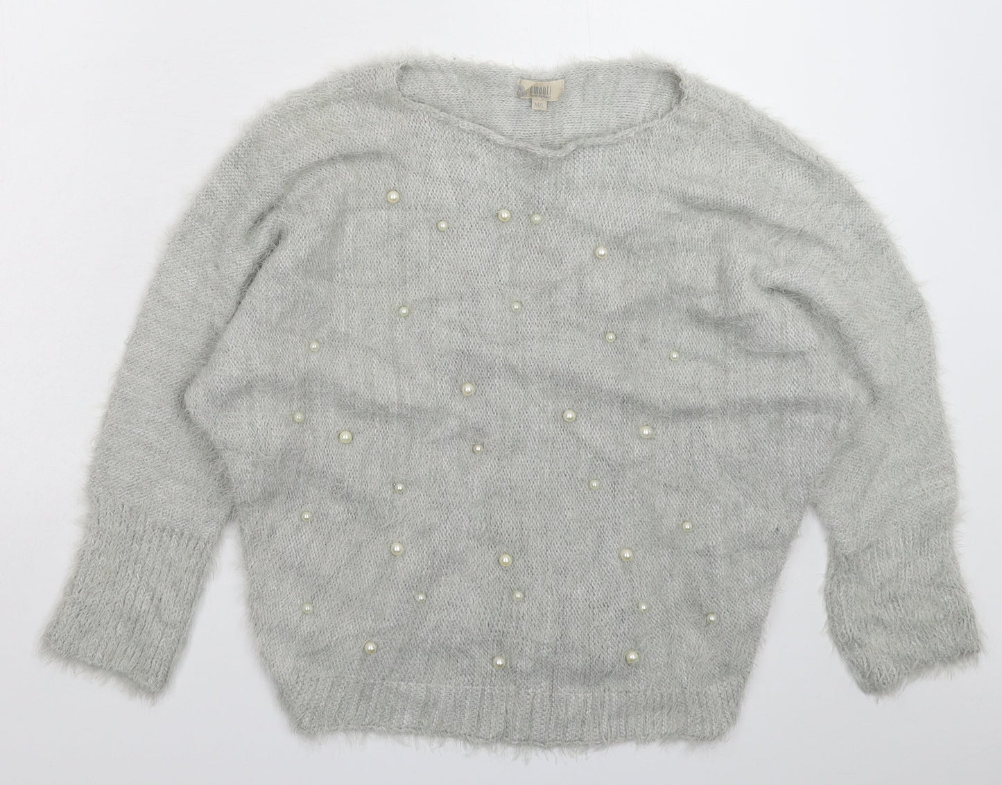 Womens UK Size L Amanti Grey Pullover Jumper