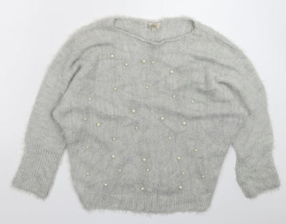 Womens UK Size L Amanti Grey Pullover Jumper