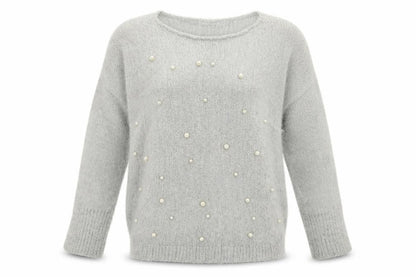 Womens UK Size L Amanti Grey Pullover Jumper