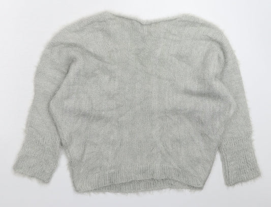 Womens UK Size L Amanti Grey Pullover Jumper