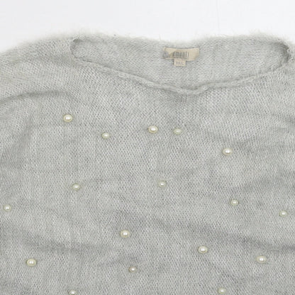 Womens UK Size L Amanti Grey Pullover Jumper