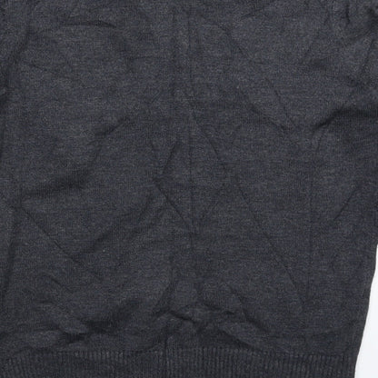 FOREVER 21 Girls Grey  Knit Pullover Jumper Size 11-12 Years