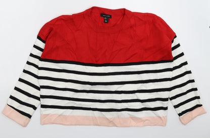 Womens UK Size L New Look Multicoloured Pullover Jumper