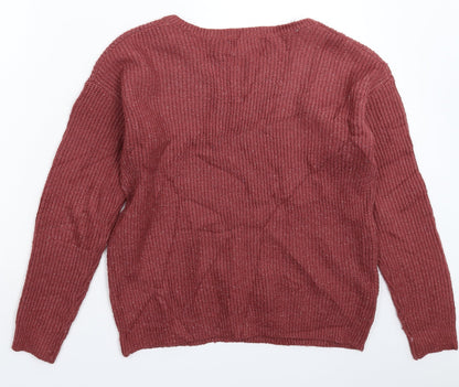 Womens UK Size 12 Atmosphere Pink Pullover Jumper