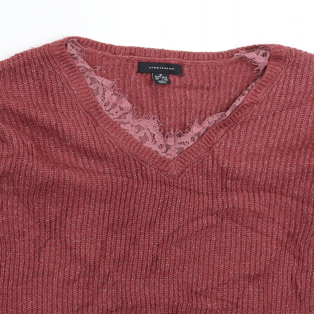 Womens UK Size 12 Atmosphere Pink Pullover Jumper