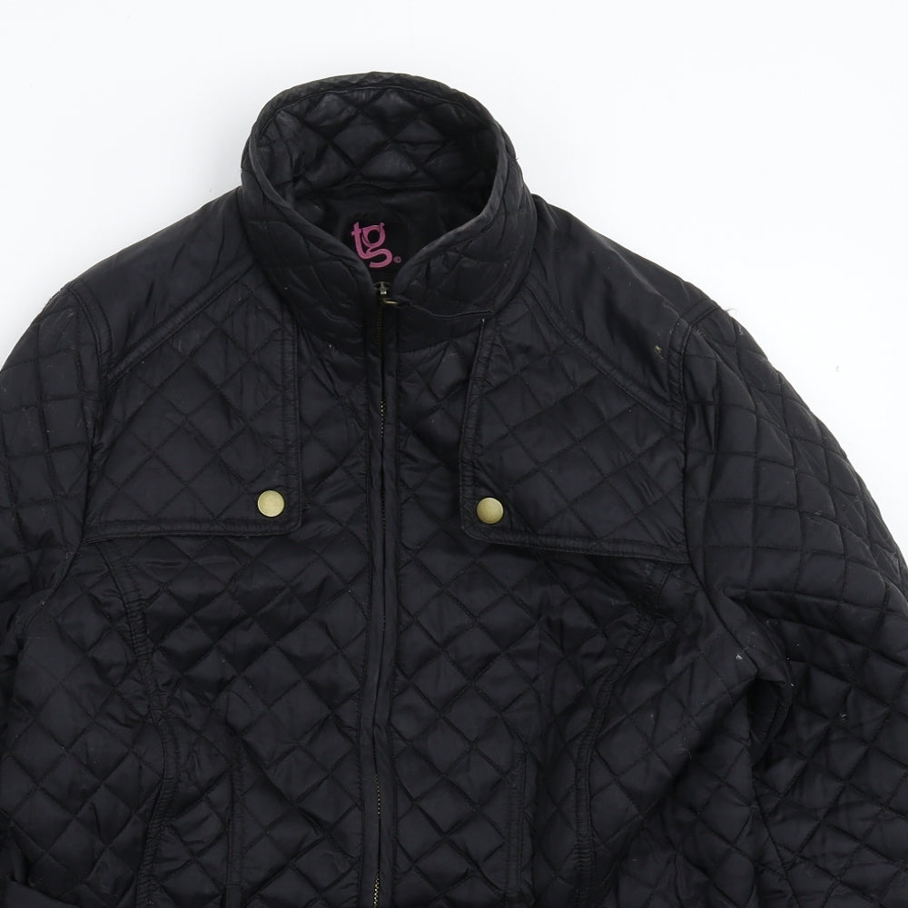 Womens UK Size 12 TG Black Jacket