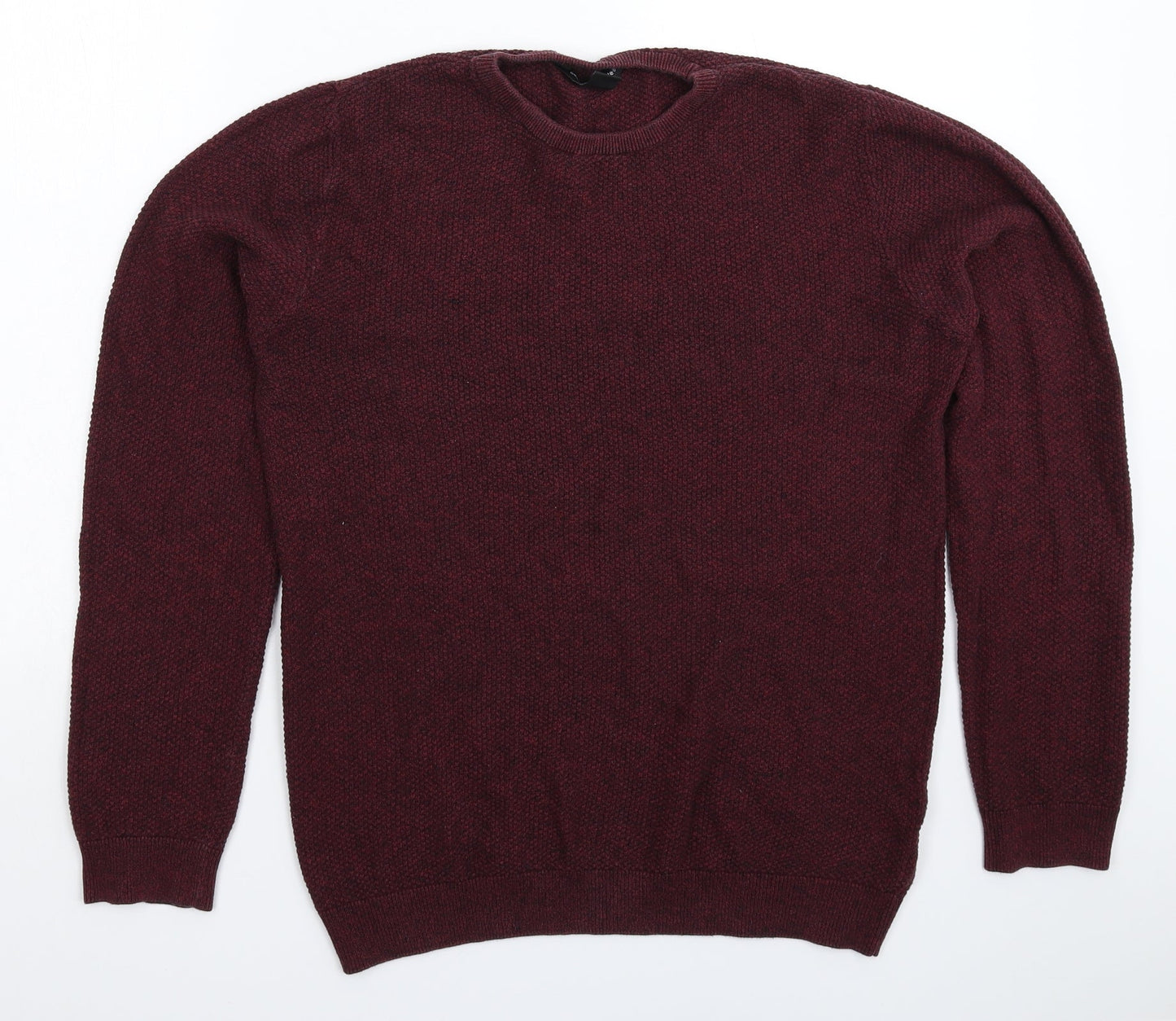 Cedar Wood State Mens Brown  Knit Pullover Jumper Size M