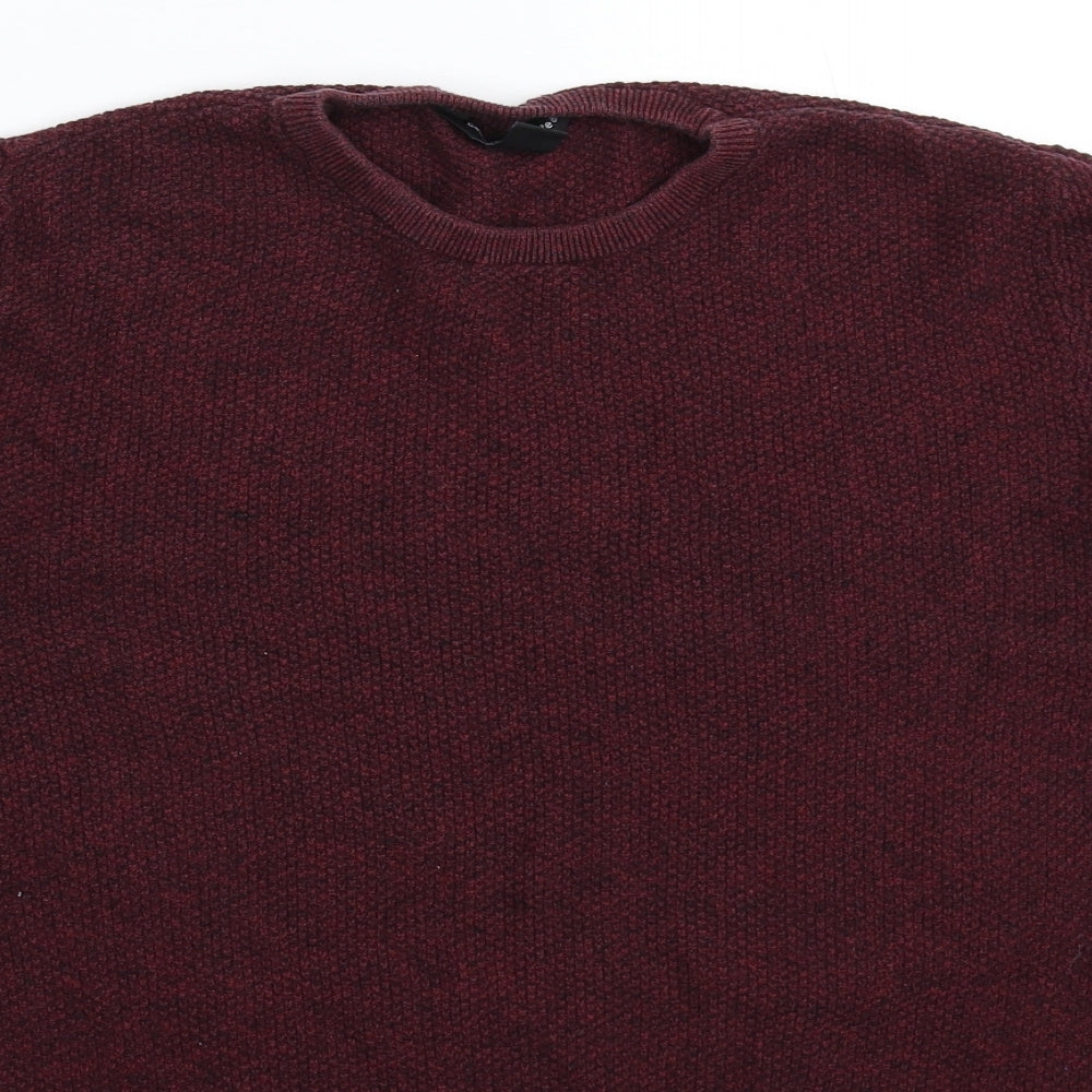 Cedar Wood State Mens Brown  Knit Pullover Jumper Size M