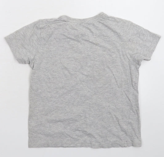 George Boys Grey   Basic T-Shirt Size 9-10 Years