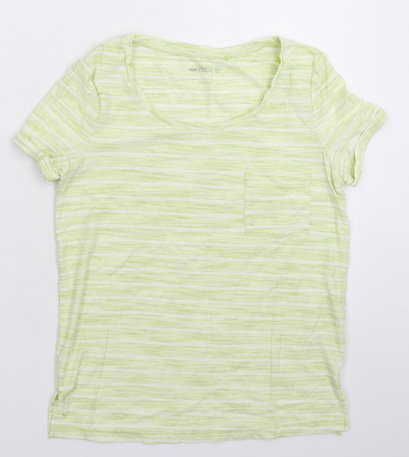 Womens UK Size 6 NEXT Green Basic T-Shirt